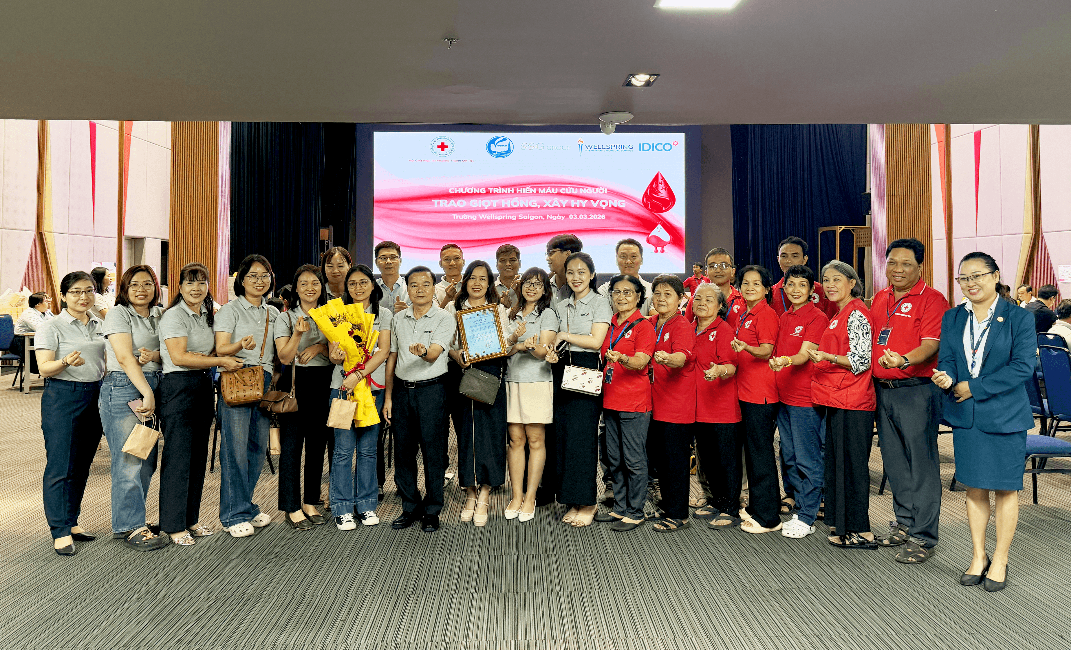 IDICO ĐỒNG HÀNH CÙNG CHƯƠNG TRÌNH HIẾN MÁU “TRAO GIỌT HỒNG, XÂY HY VỌNG”