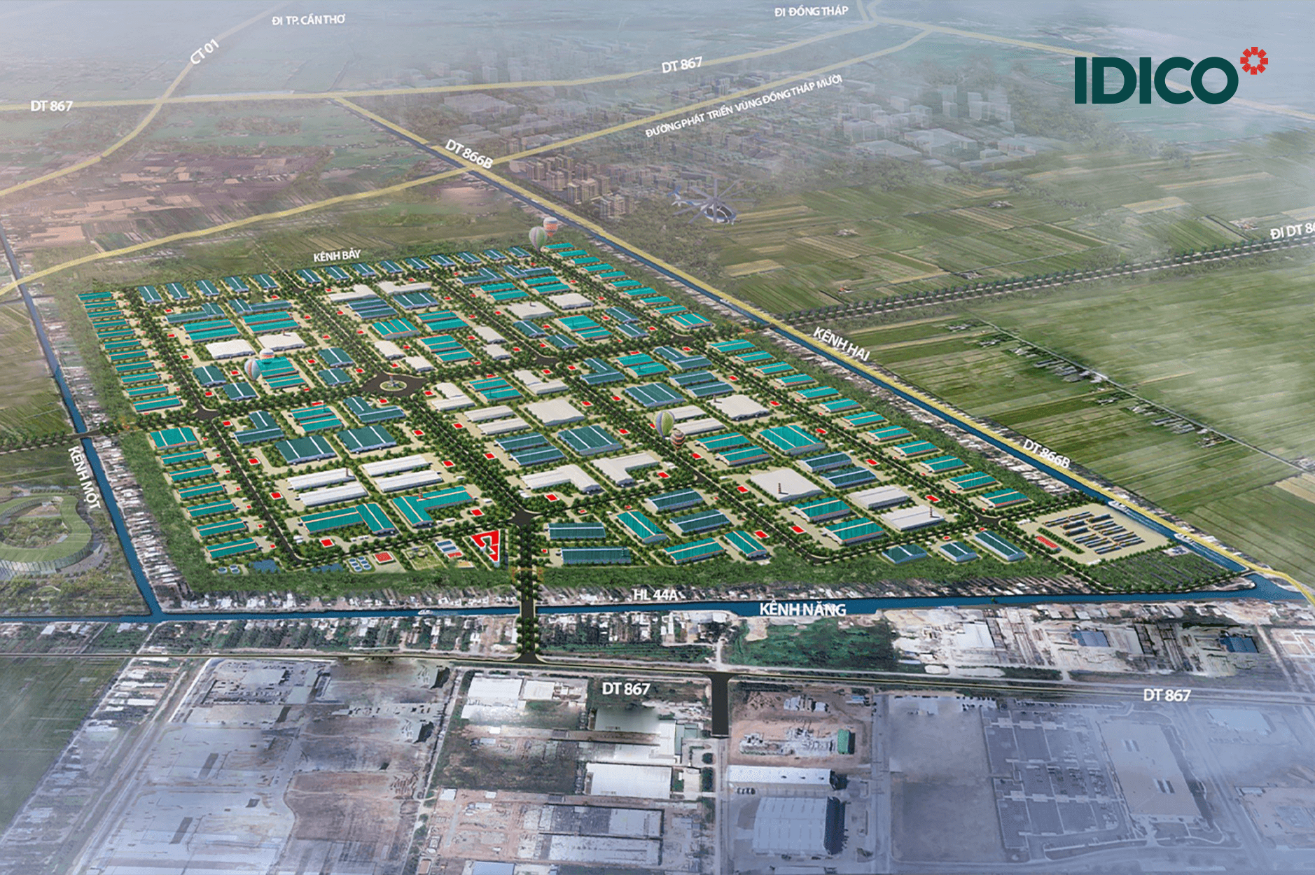 IDICO TÂN PHƯỚC 1 TỔ CHỨC LỄ ĐỘNG THỔ HẠNG MỤC ĐƯỜNG DẪN VÀO KHU CÔNG NGHIỆP