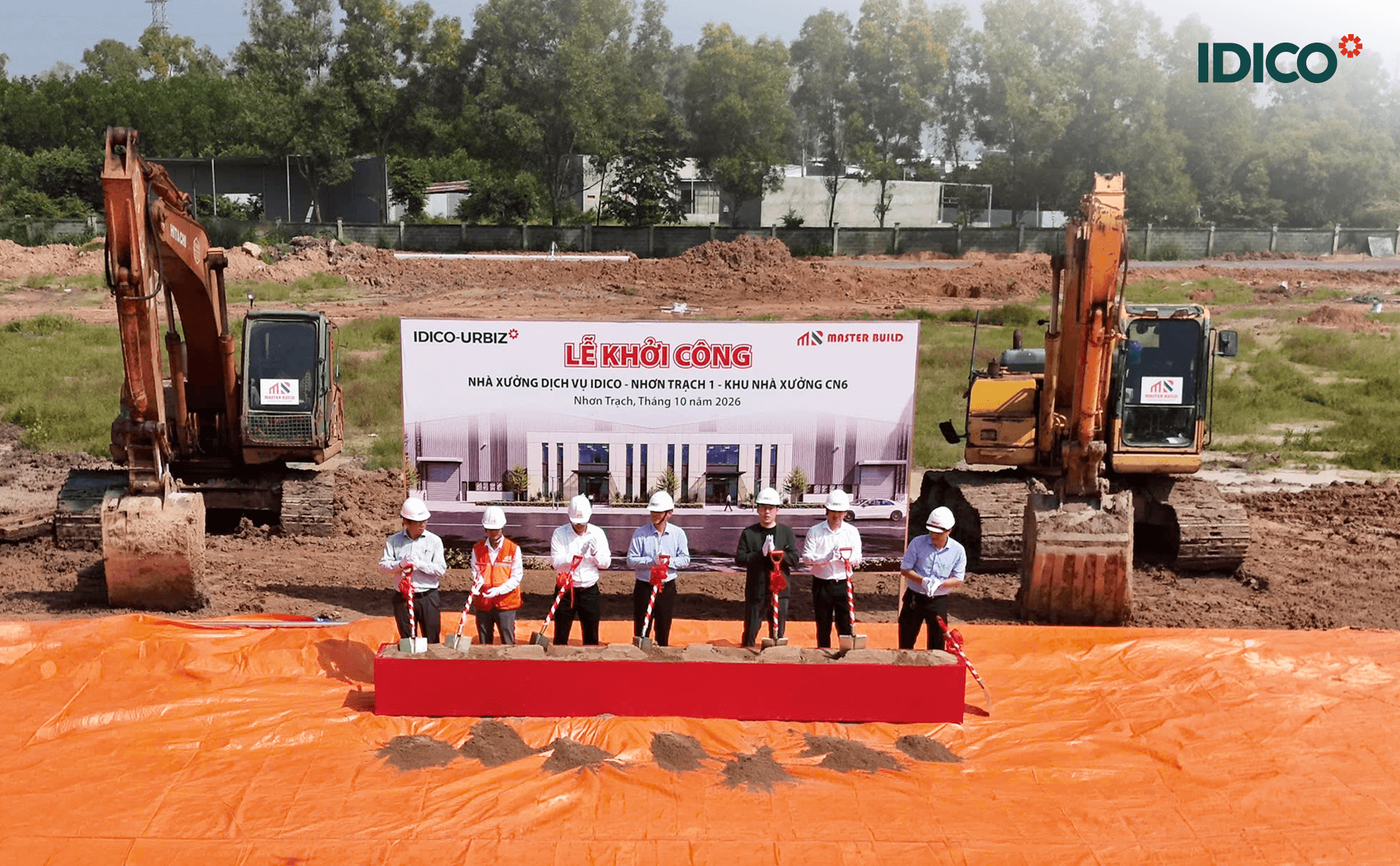 KHỞI CÔNG DỰ ÁN NHÀ XƯỞNG DỊCH VỤ TẠI KHU CÔNG NGHIỆP IDICO NHƠN TRẠCH 1 