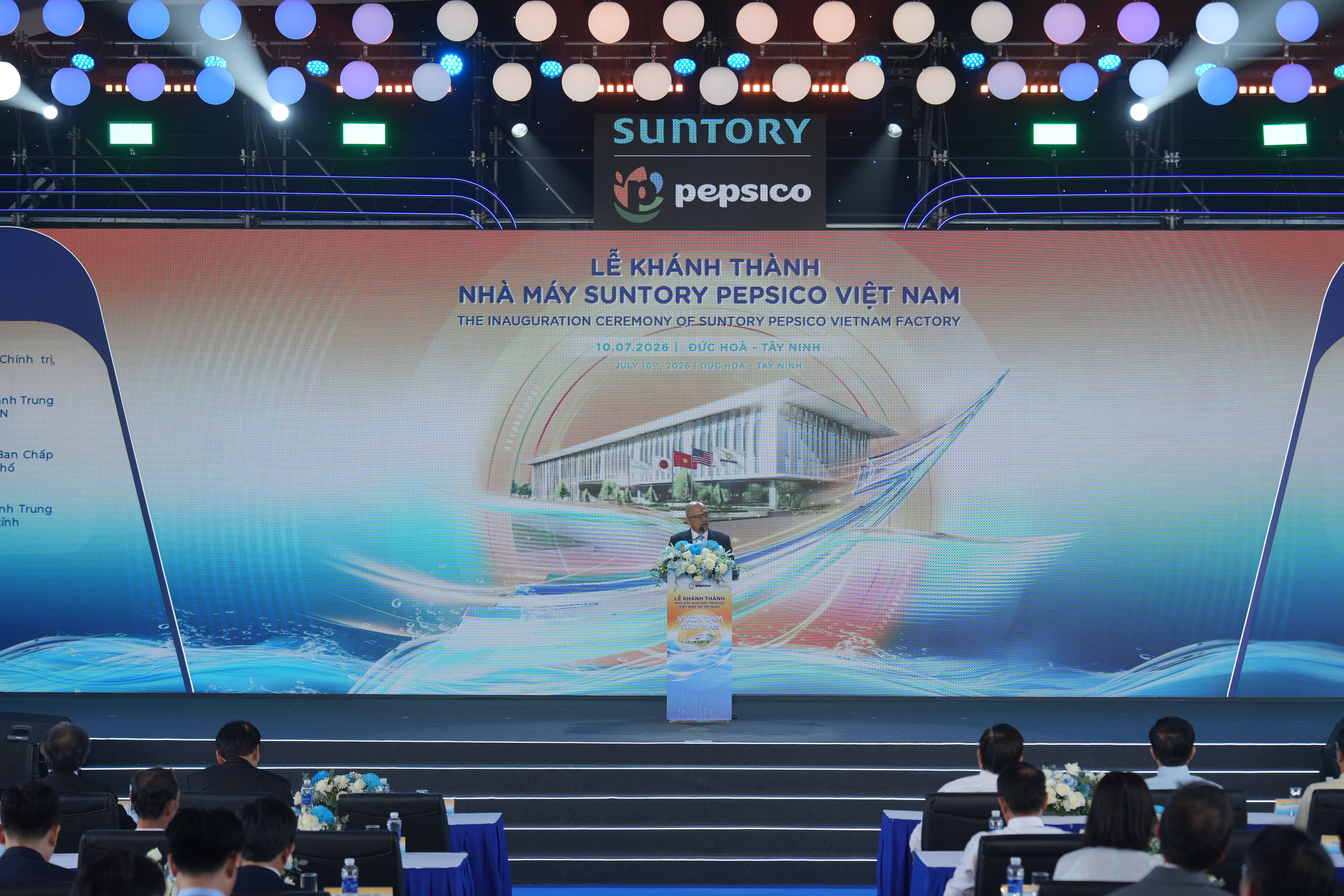 IDICO VÀ SUNTORY PEPSICO VIỆT NAM GHI DẤU CỘT MỐC MỚI VỚI NHÀ MÁY 300 TRIỆU USD TẠI KCN IDICO HỰU THẠNH